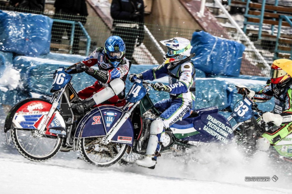 FIM Ice Speedway Gladiators 2019 - Round 1 - KAZ: очень близкая борьба между россиянами - Колтаков и Валеев, неожиданная встреча