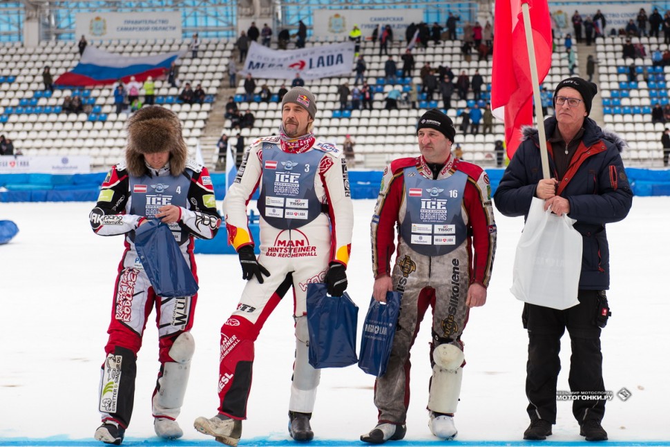 FIM Ice Speedway of Nations 2019: Сборная команда Австрии. Фото: Денис Горностаев