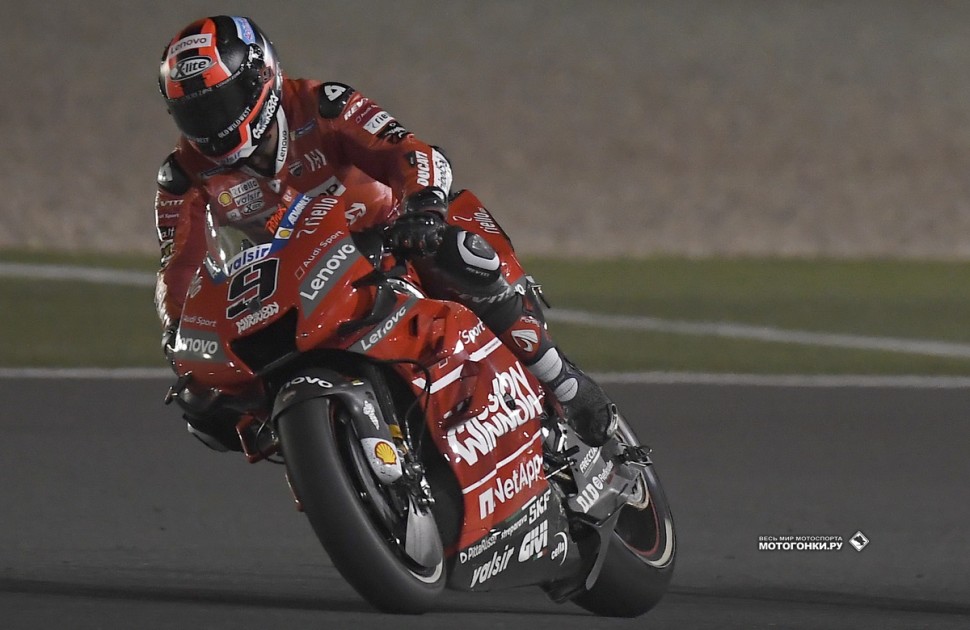 MotoGP QatarGP 2019: Данило Петруччи, Mission WInnow Ducati Team - тоже использовал спорные спойлеры на GP19