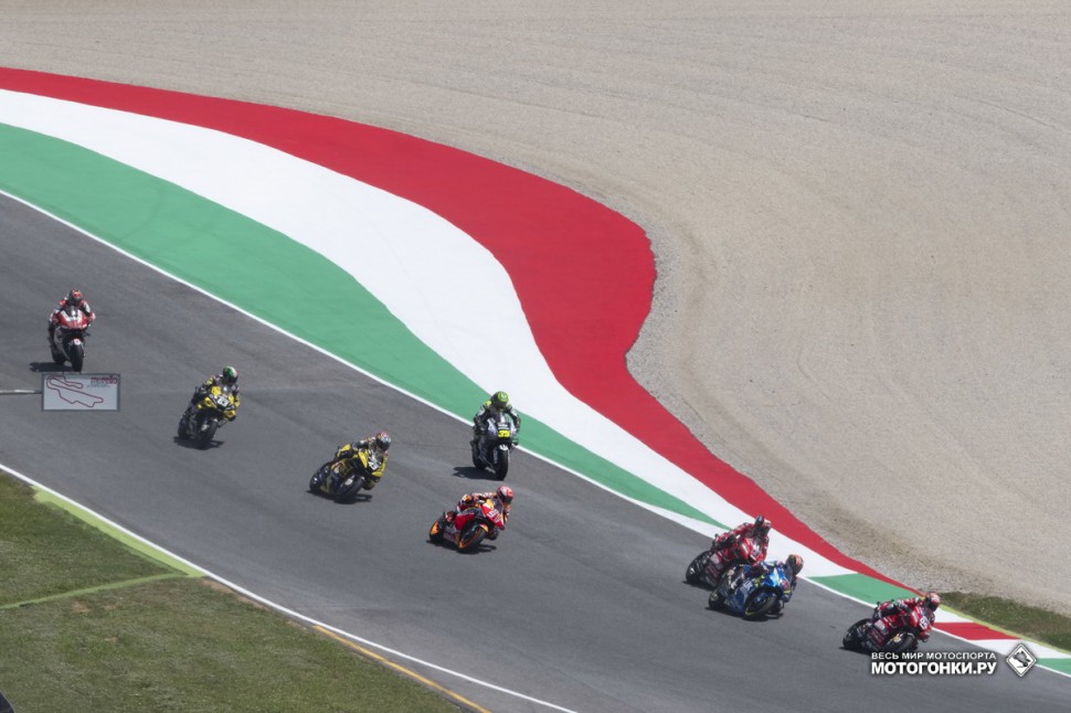 MotoGP ItalianGP - Гран-При Италии 2019: Кратчлоу выкинул белый флаг - проблема с мотоциклом?