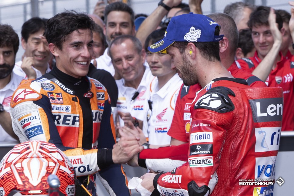 MotoGP ItalianGP - Гран-При Италии 2019: дуэль за титул продолжается