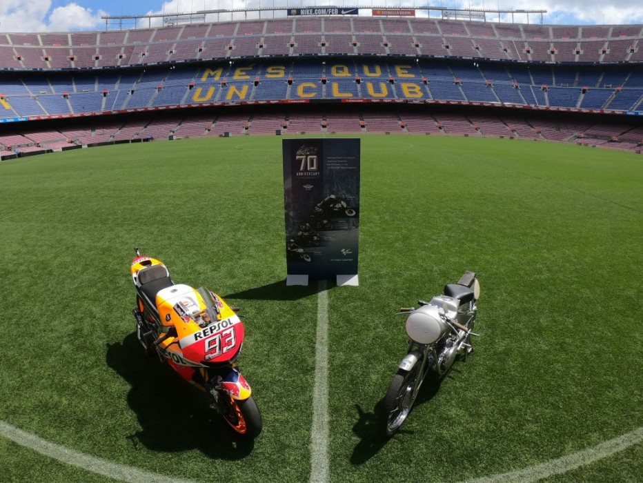 MotoGP CatalanGP - Гран-При Каталонии 2019: Honda RC213V и Mondial в Camp Nou