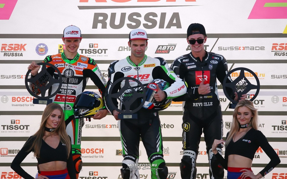 RSBK FEST 2019 - Moscow Raceway: подиум SBK