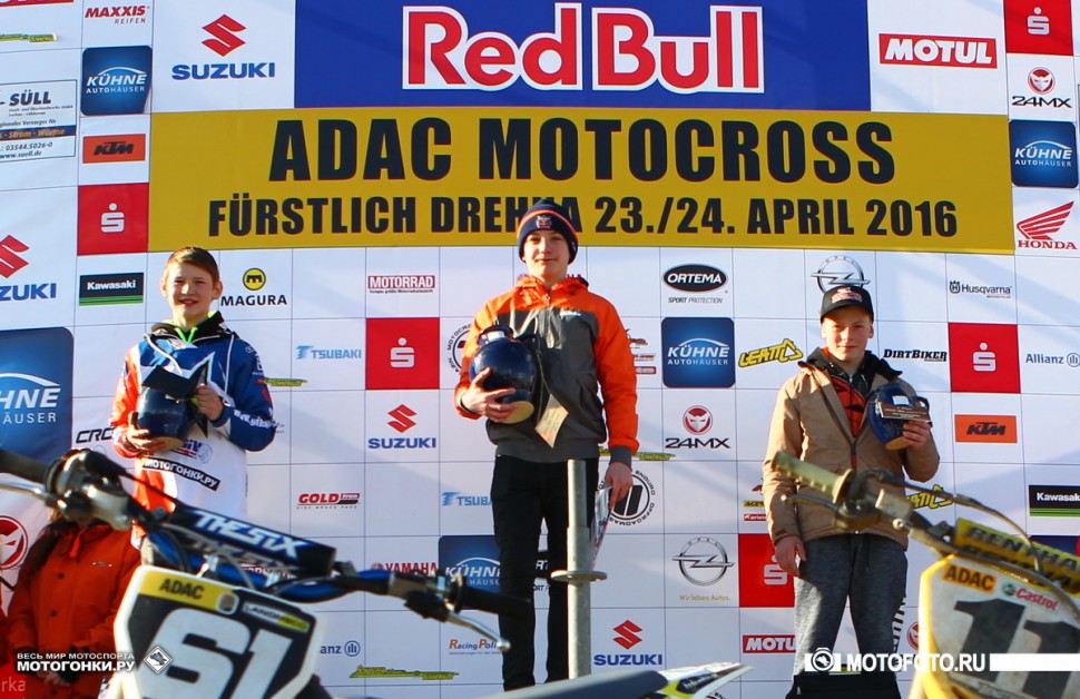 ADAC MX Masters, Drehna, 1 round: Максим Краев, #710, Garin MX Sports - на подиуме в обоих гонках 1го этапа!