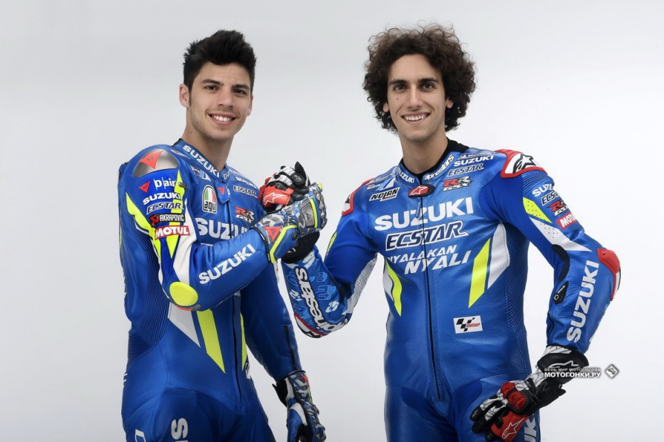 Team Suzuki ECSTAR MotoGP: Suzuki GSX-RR 2019 - Жоан Мир и Алекс Ринс