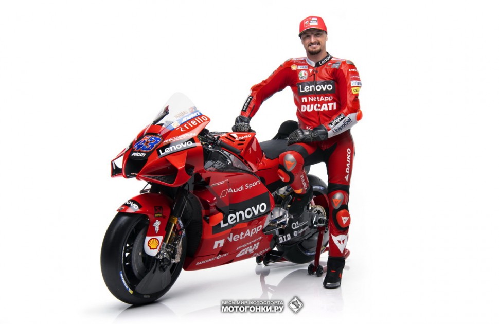 Джек Миллер и его Ducati Desmosedici GP21