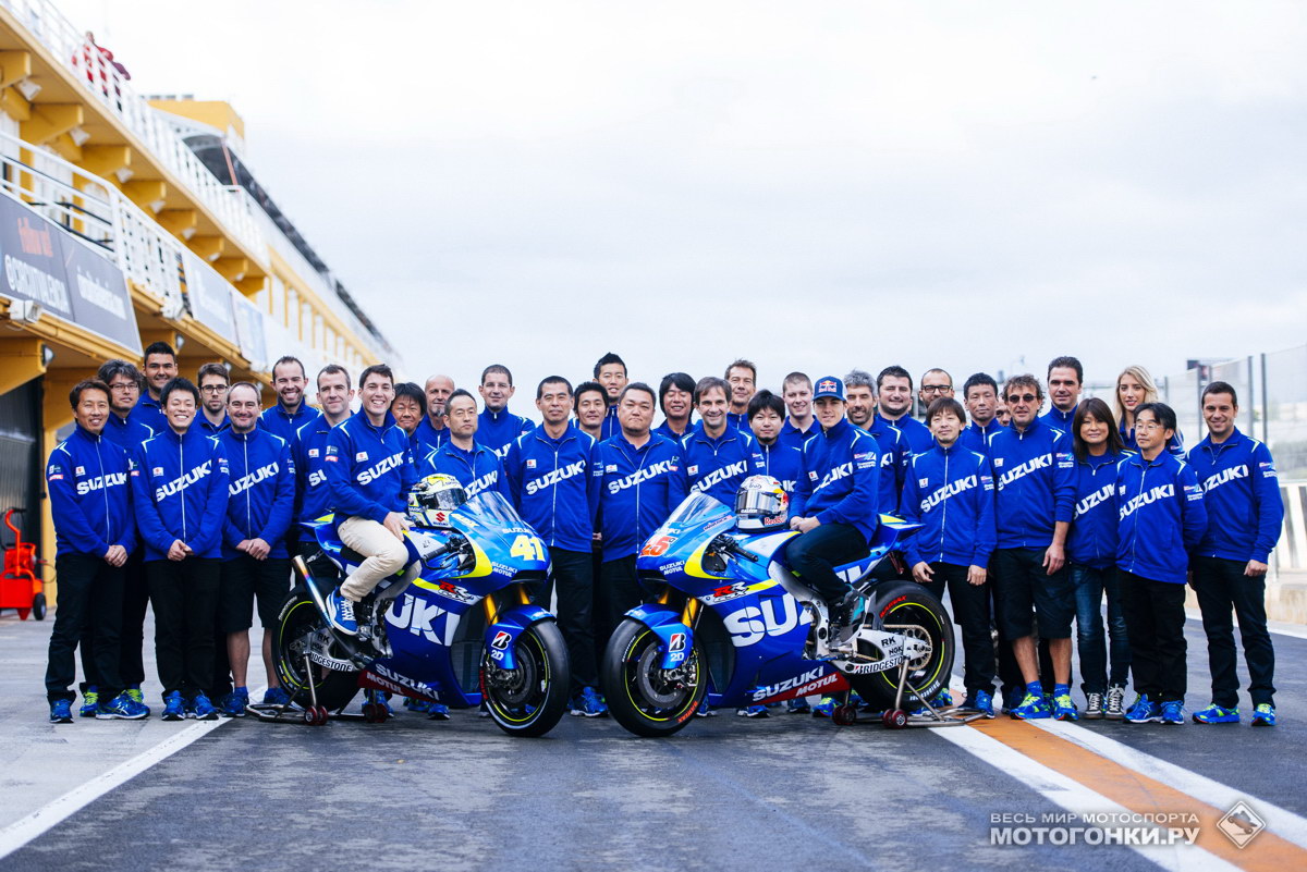 MotoGP 2015 - первые тесты сезона: Suzuki Racing Team
