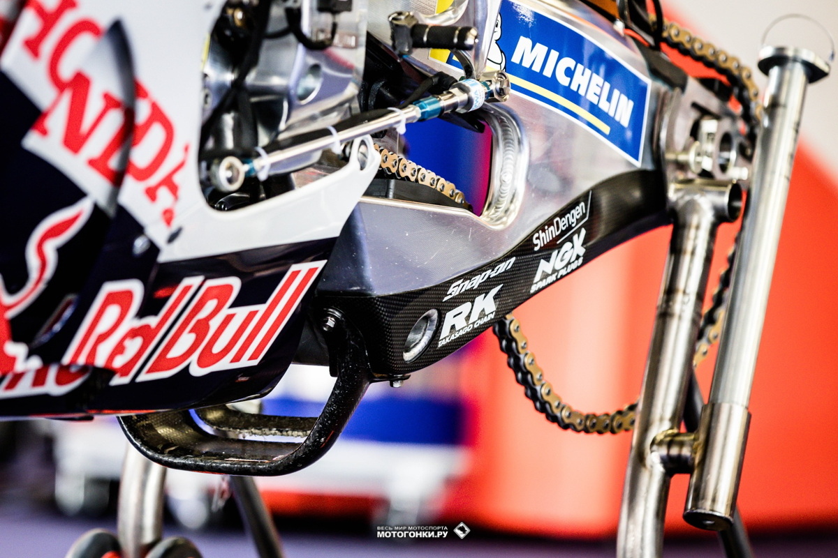 MotoGP-2023 - Эволюция и разработка Honda RC213V по ходу сезона: маятник Kalex