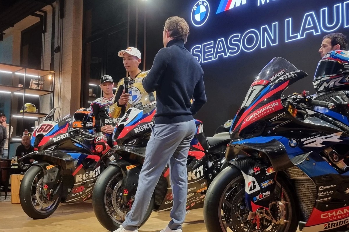 Топрак Разгатлиоглу на презентации BMW Motorrad Motorsport WorldSBK Team 2025