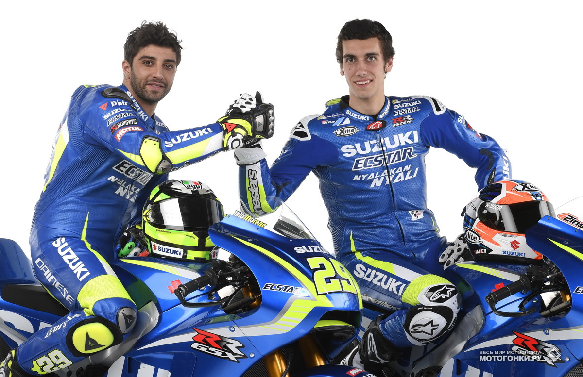 MotoGP - Suzuki Ecstar Team (2017): Андреа Янноне и Алекс Ринс