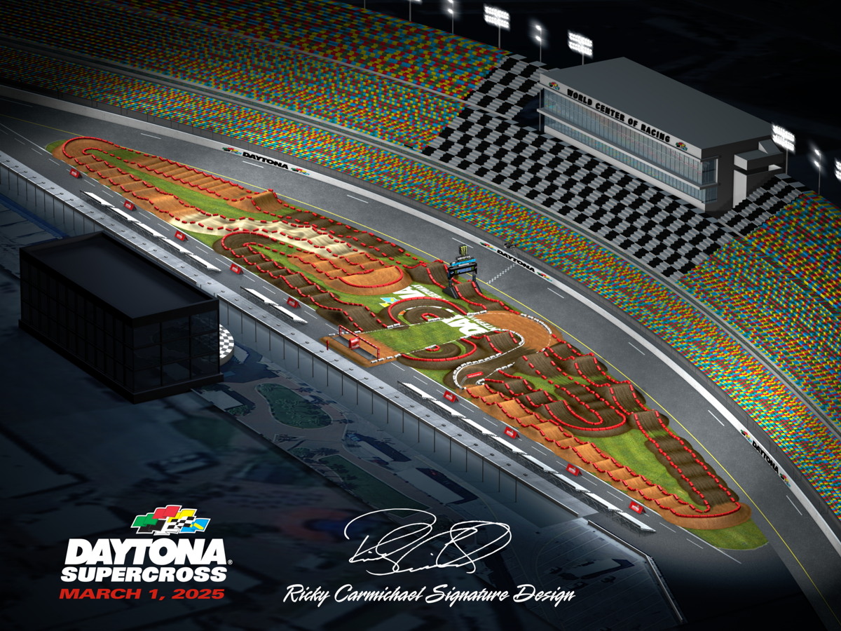 Все трассы AMA Supercross 2025: Daytona International Speedway