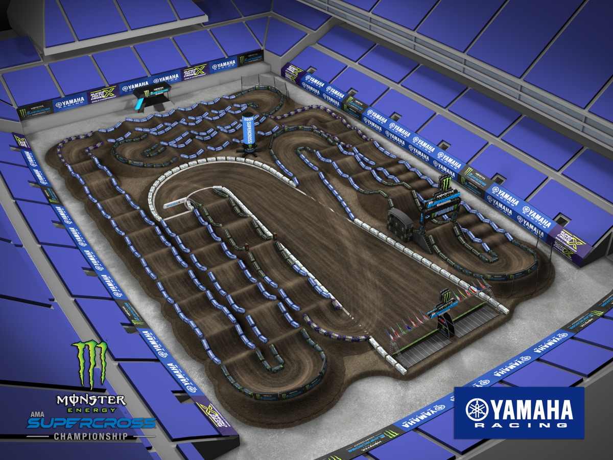 Все трассы AMA Supercross 2025: Seattle, Lumen Field