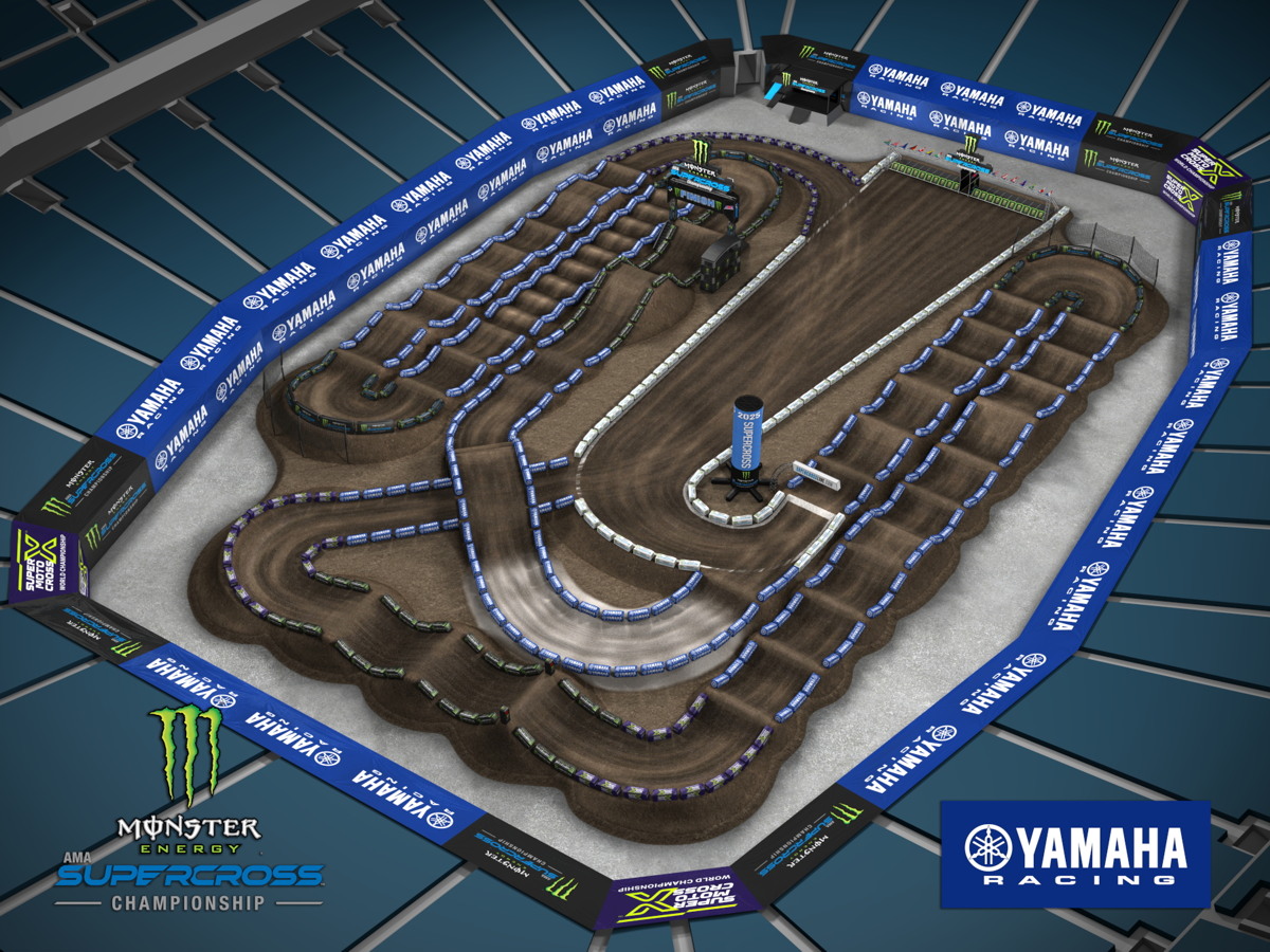 Все трассы AMA Supercross 2025: Philadelphia, Lincoln Financial Field