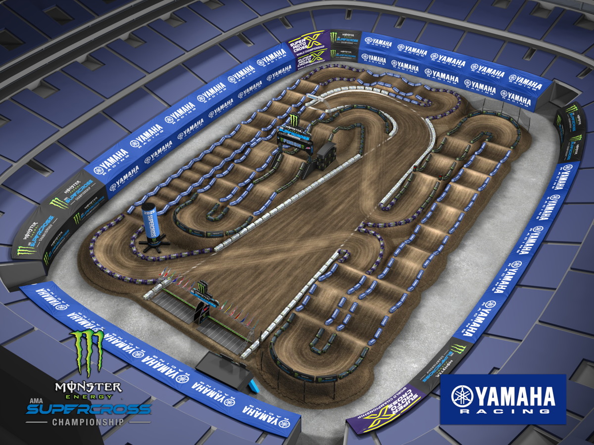 Все трассы AMA Supercross 2025: Denver, Empower Field at Mile High
