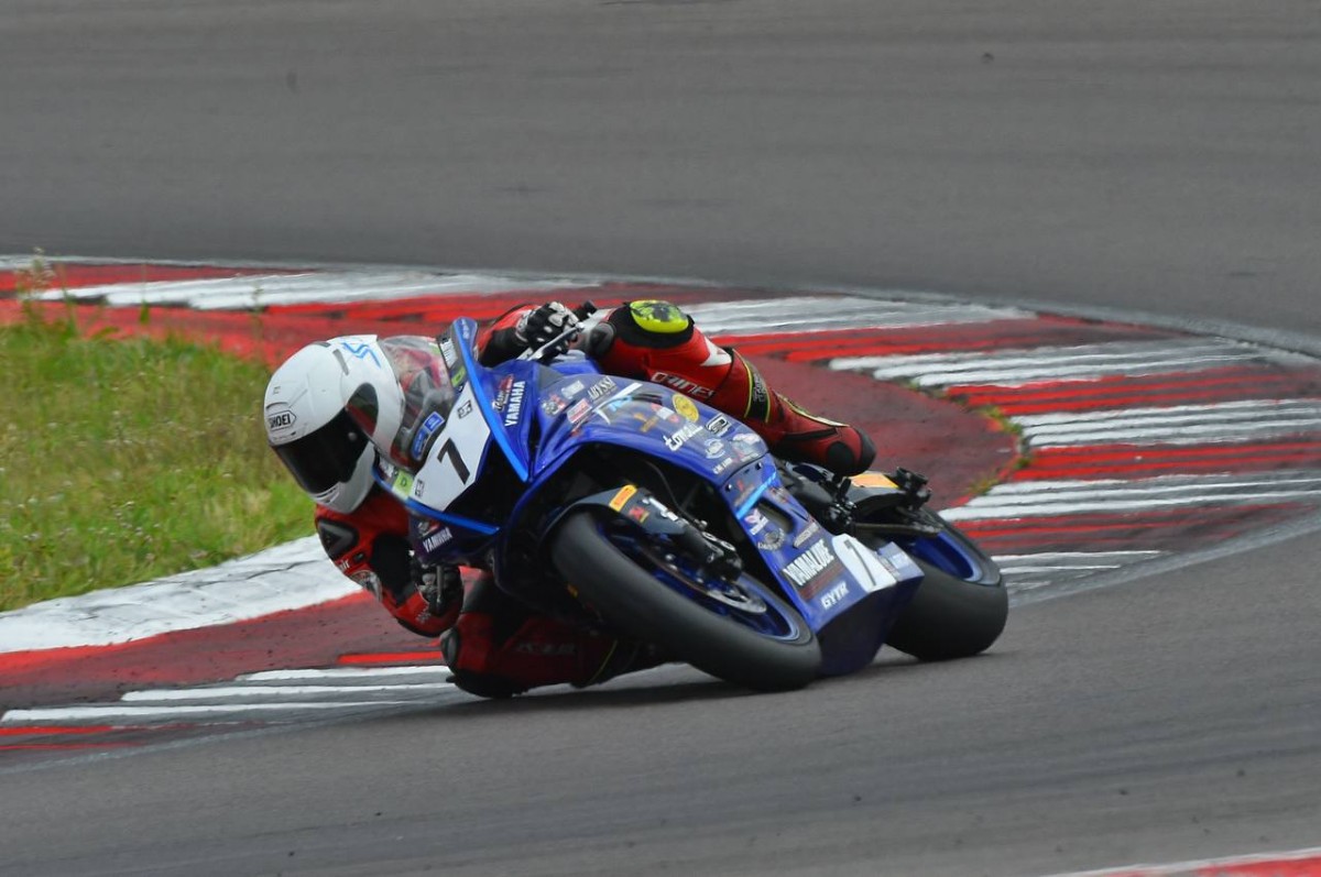 Мария Медведева на тестах Yamaha R7 CUP Italia
