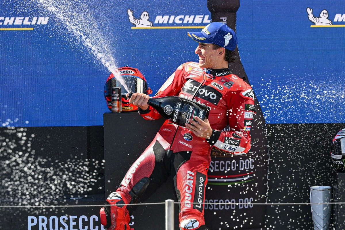 Марк Маркес выиграл 10-й Гран-При с начала сезона MotoGP 2025 года