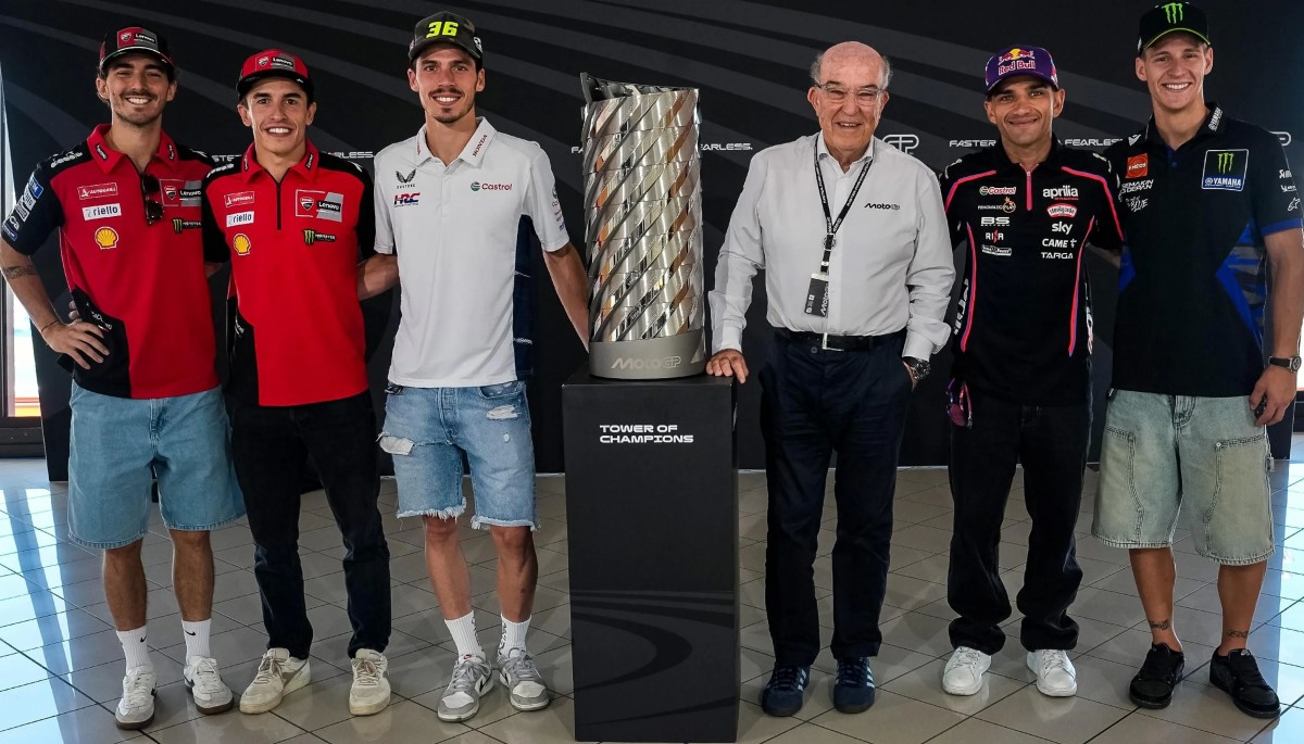 Первой на новой Башне Чемпионов MotoGP появится табличка с именем Марка Маркеса
