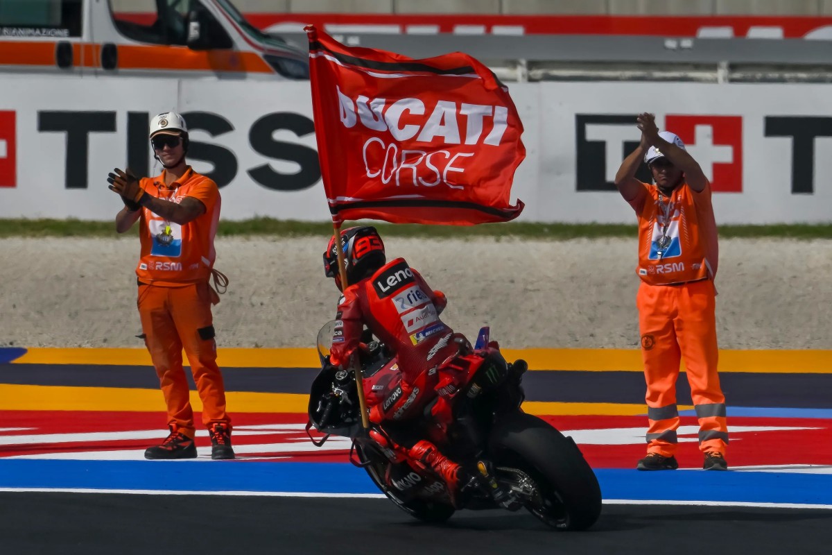 Марк Маркес одержал очередную победу в MotoGP 2025 года в Мизано