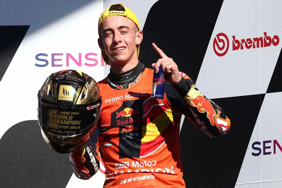 Педро Акоста, чемпион Moto3 2021 года
