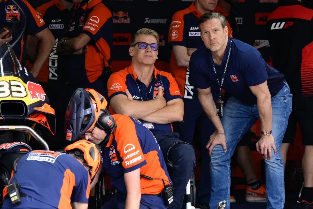 Новый гендиректор KTM Готтфрид Ноймайстер и директор KTM Factory Racing