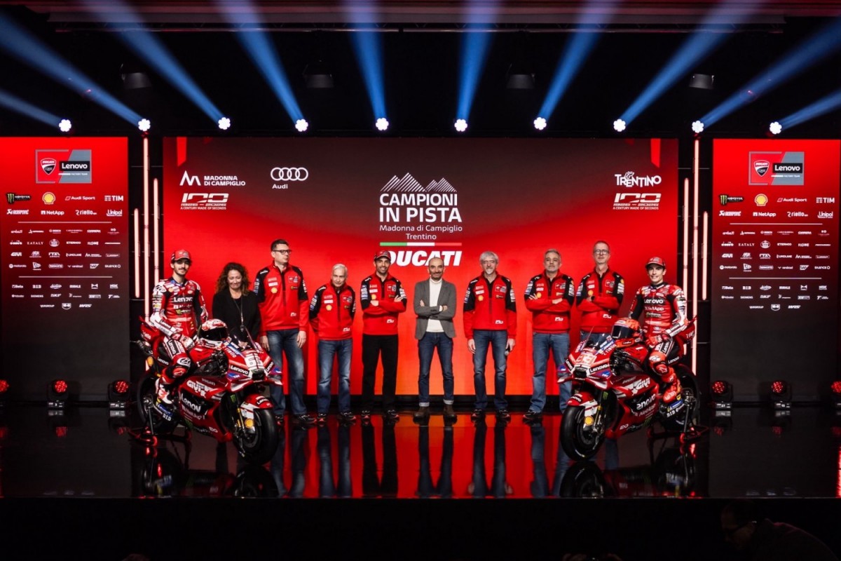 Презентации команд MotoGP 2026: Ducati Lenovo Team