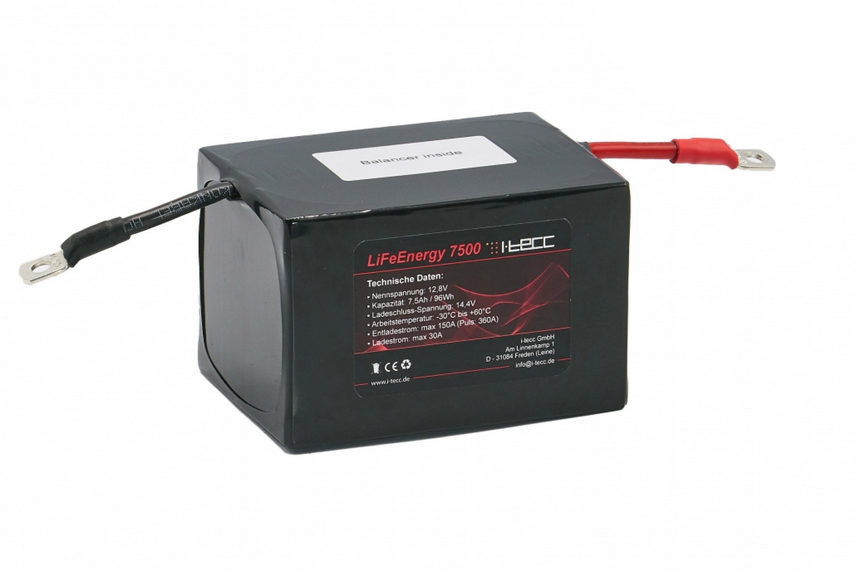 Компактный мотоциклетный Li-Ion аккумулятор на 7А-ч