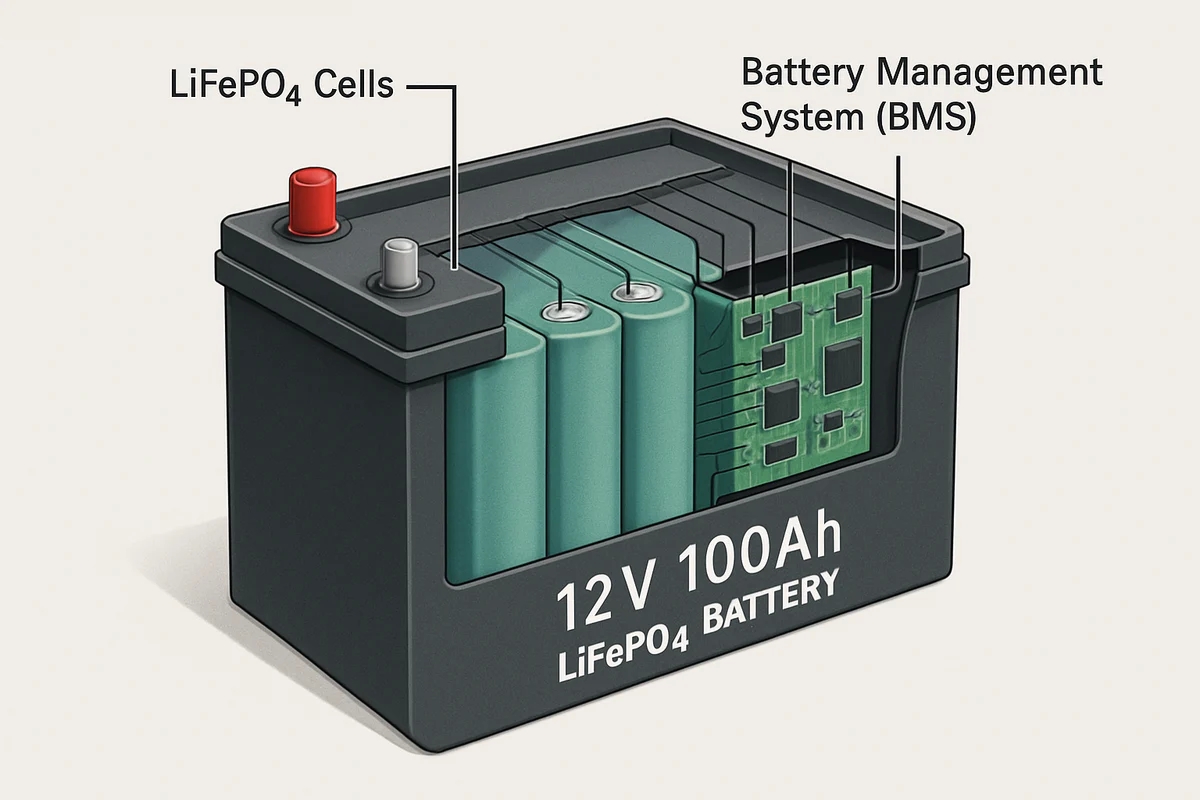 АКБ LifePo4 изнутри