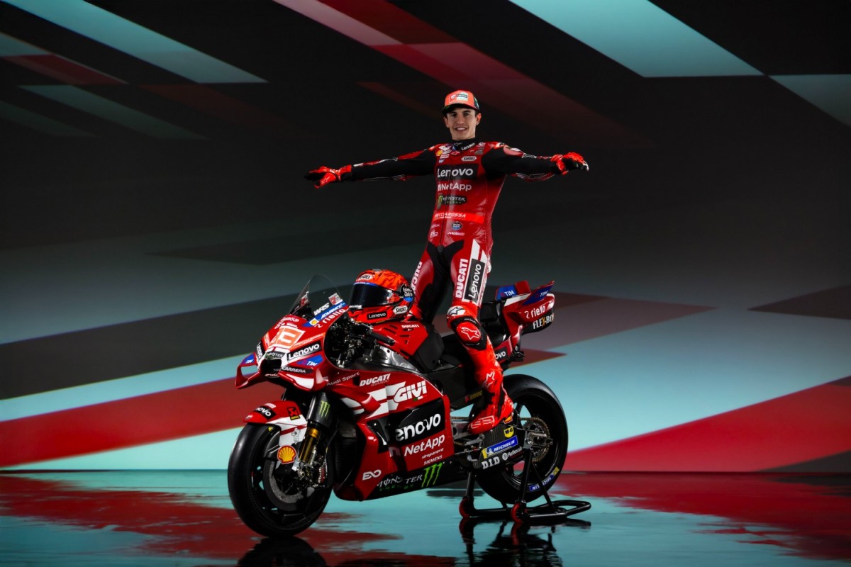 Презентации команд MotoGP 2026: Марк Маркес, Ducati Lenovo Team