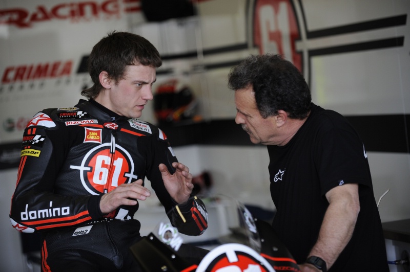 Moto2: официальные тесты IRTA (Jerez de la Frontera) - Володя Иванов в боксе Gresini Racing