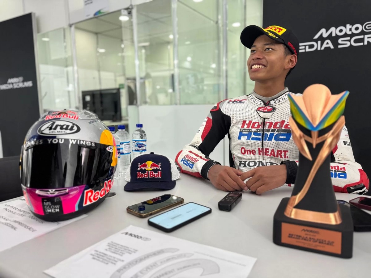 Веда Пратама, первый индонезиец на подиуме Мото Гран-При