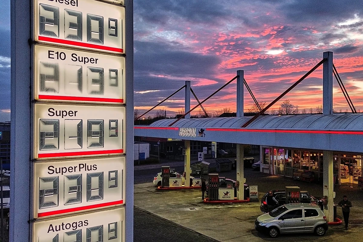 Цены на бензин в Европе сегодня