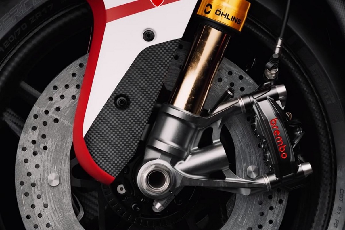 Тормоза Brembo Hyction на Ducati Superleggera V4 Centenario