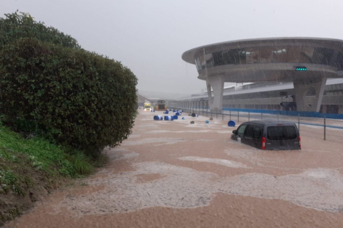 Circuito de Jerez затопило в марте 2025 года