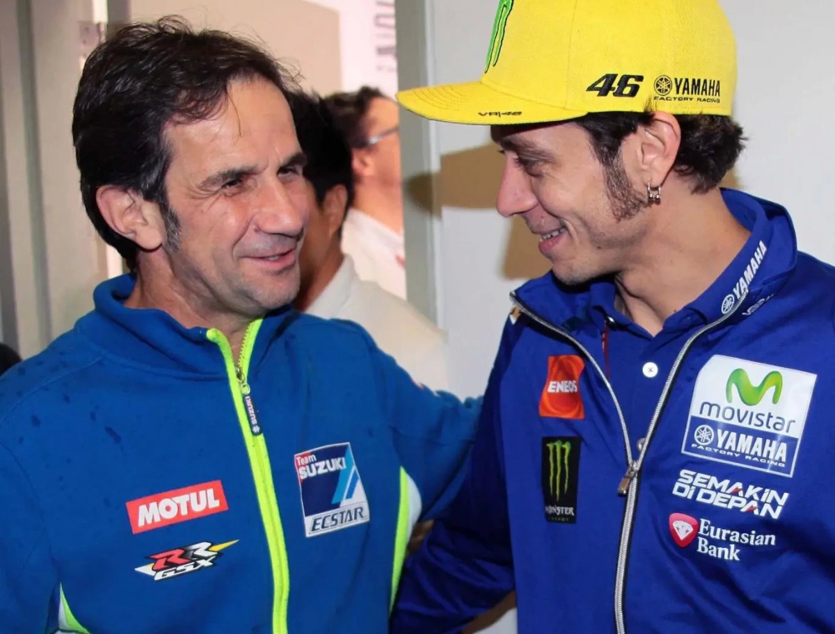 Менеджер Team Suzuki Ecstar Давиде Бривио и Валентино Росси - по-прежнему друзья!