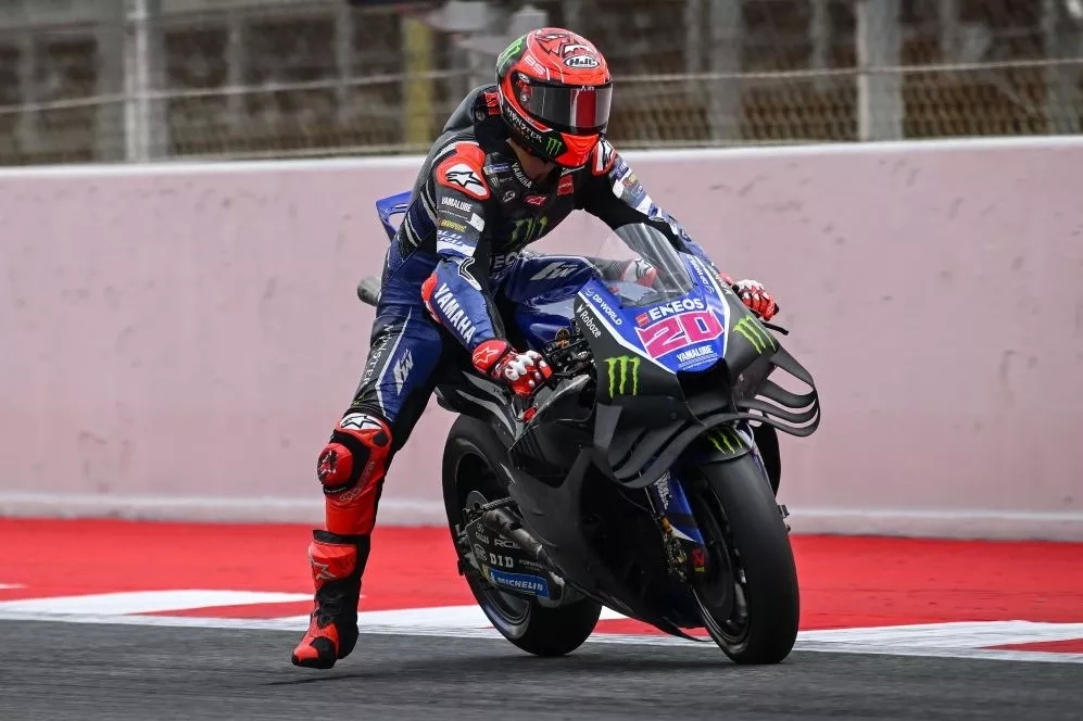Фабио Куартараро на финальной версии Yamaha YZR-M1V (V4) 2026 года