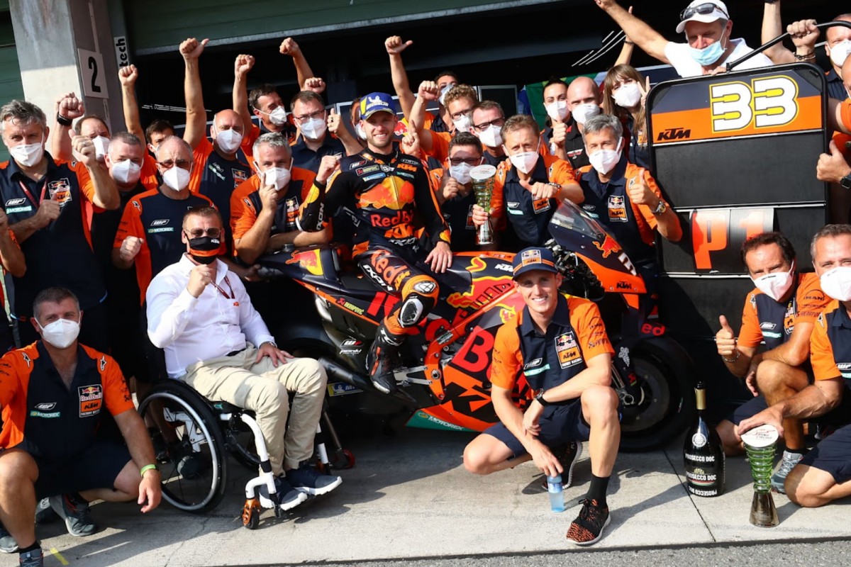 Первая победа KTM в MotoGP: Гран-При Чехии 2020, Брад Биндер
