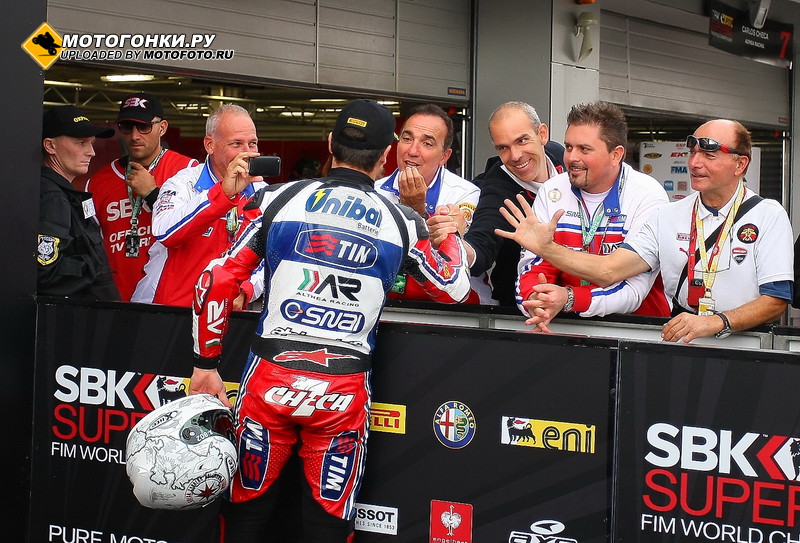 Карлос Чека ставит рекорд Moscow Raceway на квалификации Superpole World Superbike 2012