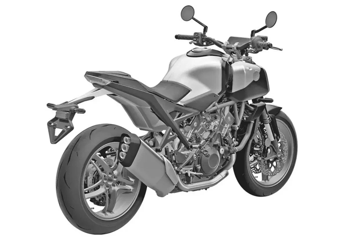 Патентные схемы Honda V3R 900 E-Compressor