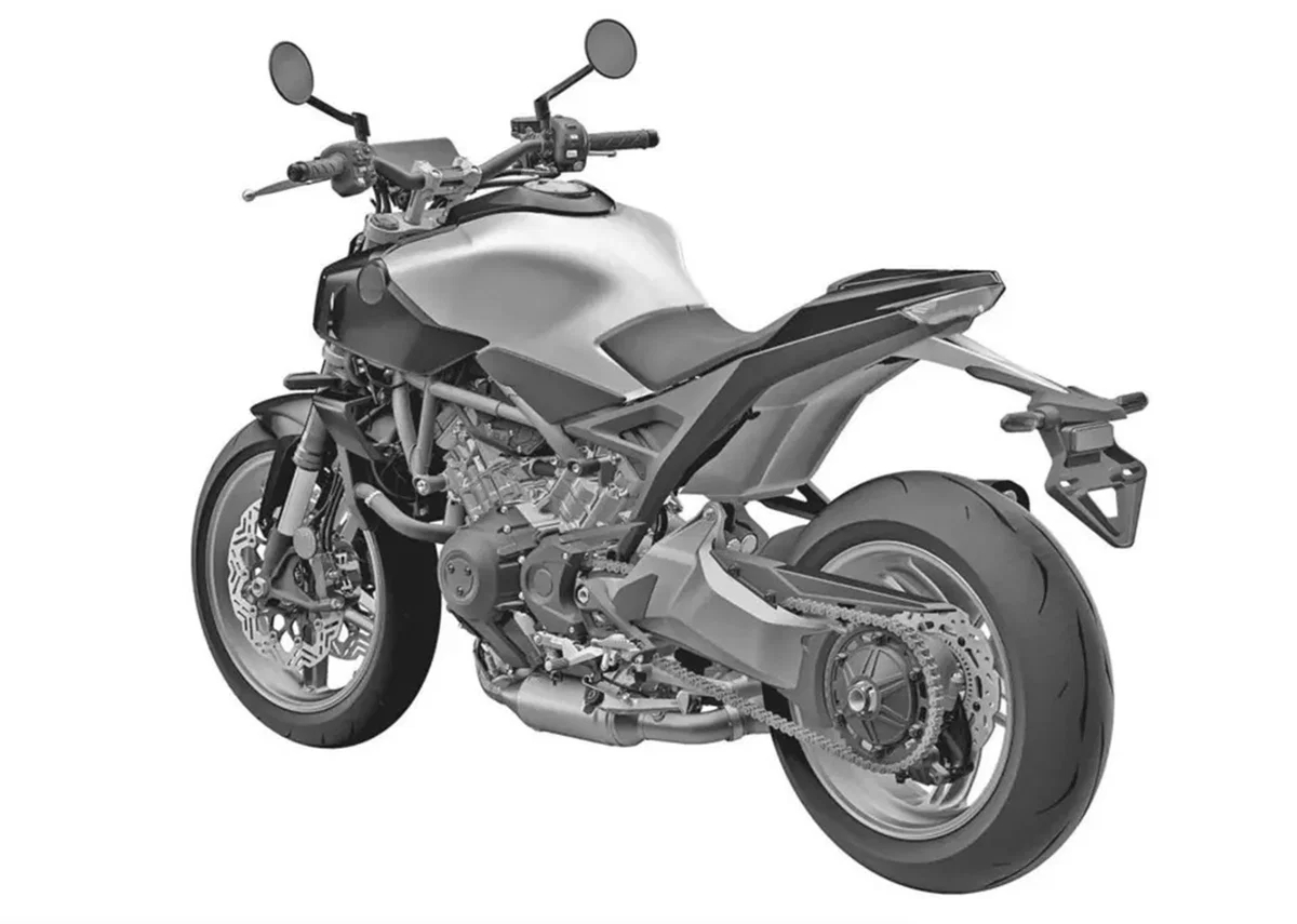 Патентные схемы Honda V3R 900 E-Compressor