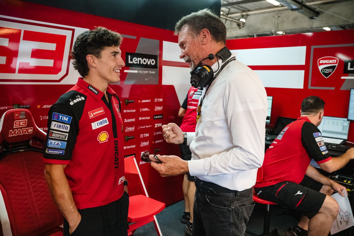 Марк Маркес на тестах прототипов MotoGP 2027 года в Брно: главное - новые шины!
