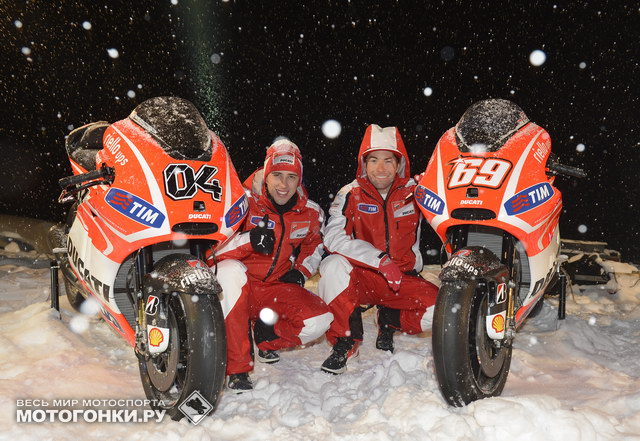 Ducati Factory 2013: Хейден и Довициозо