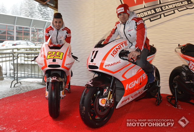 Pramac Ducati 2013 - Андреа Янноне и Бен Спис
