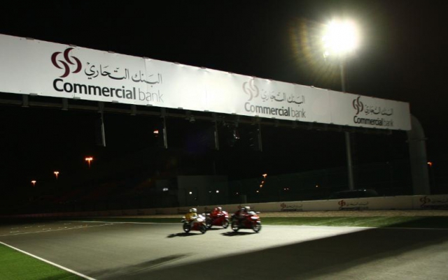 Ночные тесты в Losail International Circuit зимой 2007 года