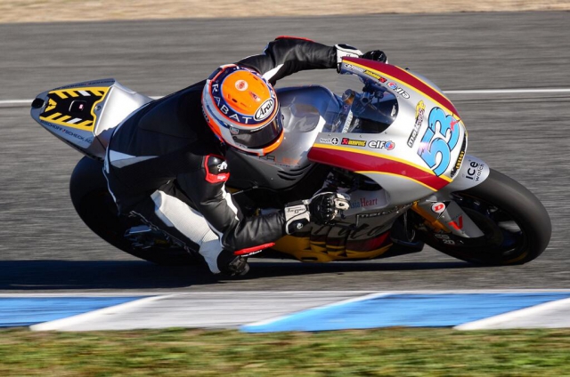 Призер чемпионата Moto2 2013 года Тито Рабат приступил к работе в MarcVDS Moto2, где занял место Скотта Реддинга