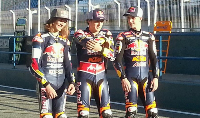 Новое трио заводской Red Bull KTM Moto3: Карел Ханека, Джек Миллер и Дэнни Кент