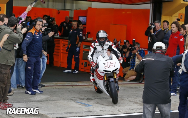 Первый выезд чемпиона Moto2 на Honda RC213V в Валенсии - столь ожидаемая сенсация