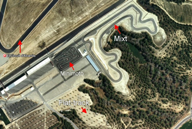 Circuit d'Alcarras - четыре разных трека в радиусе 100 метров