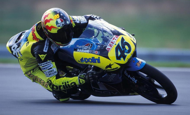 Валентино в дебютной гонке Гран-При Италии, 1996 год
