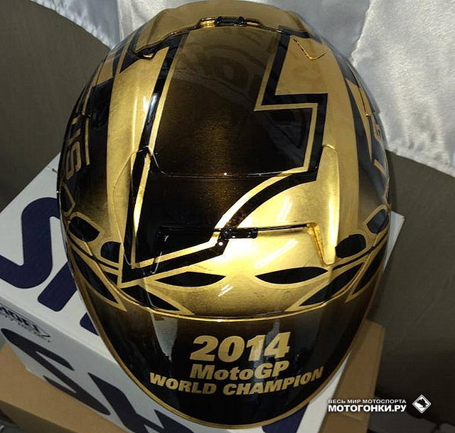 Золотой SHOEI NXR Марка Маркеса, 2-кратного чемпиона MotoGP, Гран-При Японии