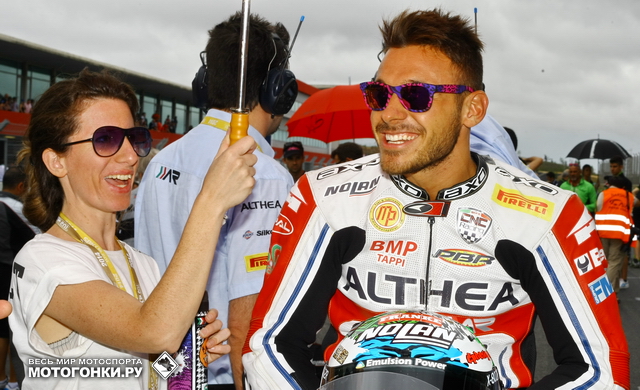 Никколо Канепа провел неплохой сезон-2014 за Althea Ducati в EVO SBK